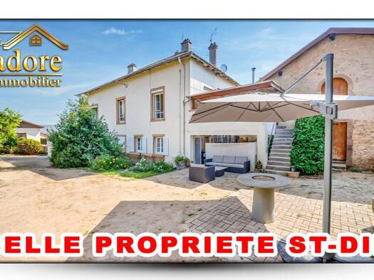 Maison à vendre 189 000 € 10 pièces 4 chambres 220 m² 517 m² de terrain Saint-Dié-des-Vosges 88100