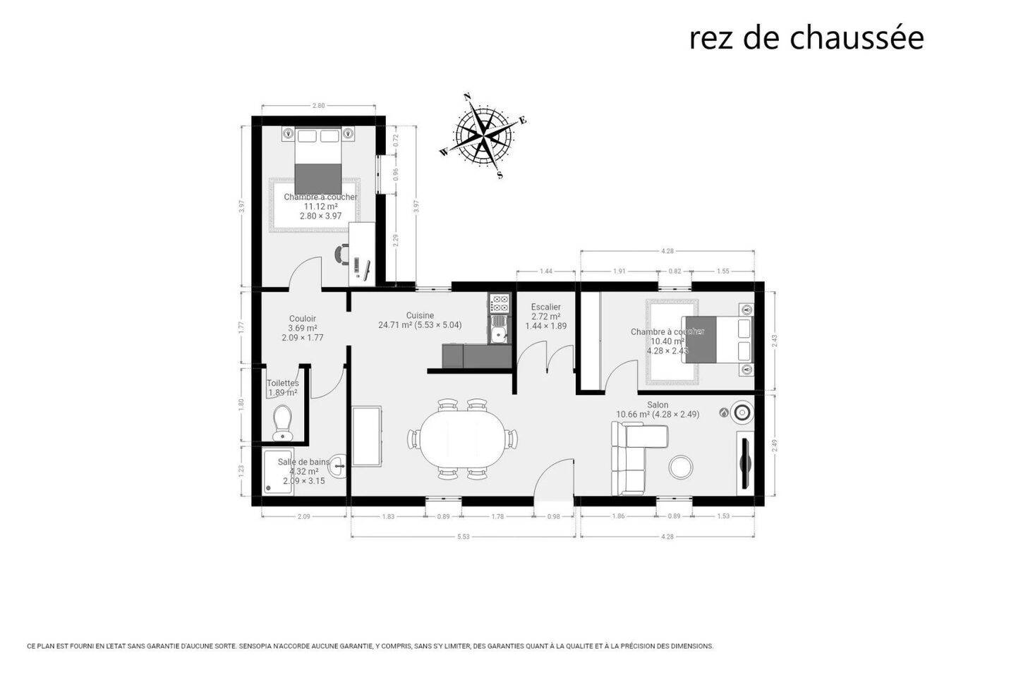 Maison à vendre, 83m², LE BUISSON DE CADOUIN