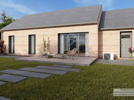 Terrain avec maison neuve à vendre 580 283 € 4 pièces 3 chambres 77 m² 350 m² de terrain Saint-Lunaire 35800