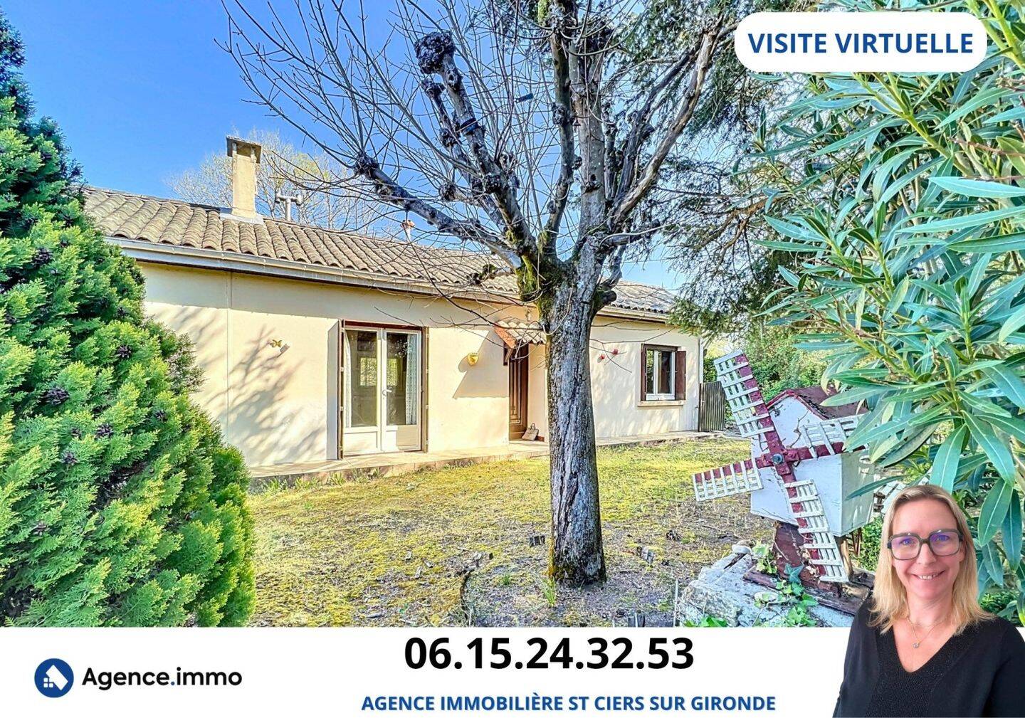 Maison à vendre, 82m², SAINT CIERS SUR GIRONDE