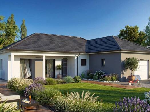 Terrain avec maison neuve à vendre 200 530 € 5 pièces 4 chambres 107 m² 1 202 m² de terrain Breuvannes-en-Bassigny 52240