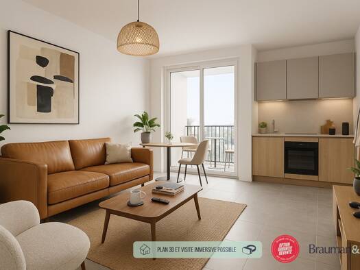 Appartement à vendre - neuf 193 150 € 1 pièce 27 m² 2ème étage Centre Nanterre 92000