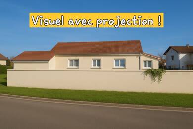 Maison de plain-pied à vendre - Neuf 235 000 € 5 pièces 3 chambres 110 m² 890 m² de terrain Tavaux 39500