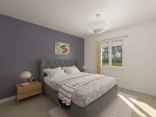 Terrain avec maison neuve à vendre 230 260 € 5 pièces 4 chambres 116 m² 1 013 m² de terrain Le Menoux 36200