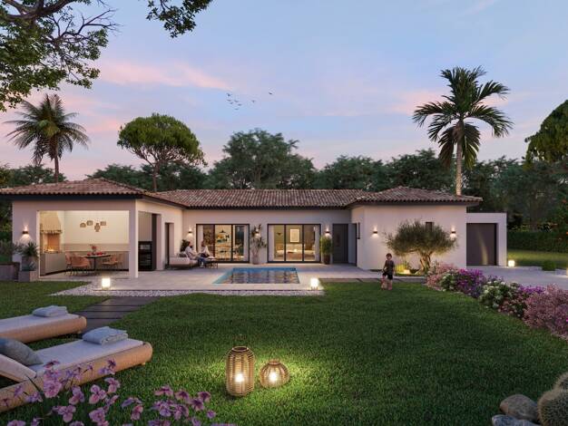 Terrain avec maison neuve à vendre 391 010 € 4 pièces 3 chambres 137 m² 578 m² de terrain Servian 34290