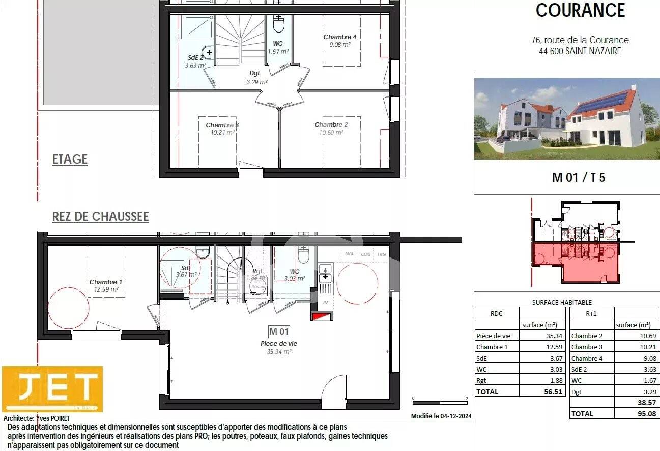 Maison à vendre, 95m², SAINT NAZAIRE