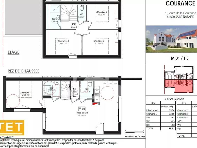 Maison à vendre, 95m², SAINT NAZAIRE
