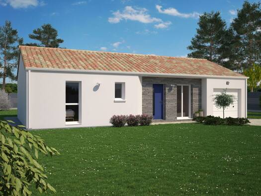 Terrain avec maison neuve à vendre 227 600 € 4 pièces 3 chambres 85 m² 432 m² de terrain Saint-Hilaire-la-Forêt 85440