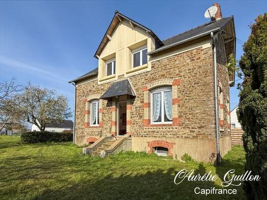 Maison à vendre 129 000 € 6 pièces 3 chambres 88 m² 1 356 m² de terrain Loyat 56800