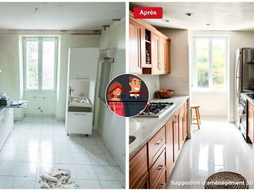 Maison à vendre 56 200 € 4 pièces 2 chambres 64 m² 307 m² de terrain Montbéliard 25200