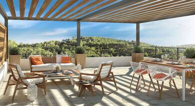 Appartement à vendre - Neuf 299 000 € 3 pièces 2 chambres 65 m² Étage 1/2 Le Carestier-Le Taulet Marignane 13700