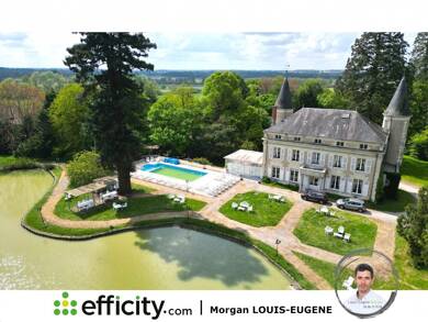 Château à vendre 1 398 000 € 30 pièces 17 chambres 1 555 m² 44 747 m² de terrain Tournon-Saint-Pierre 37290