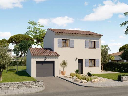 Terrain avec maison neuve à vendre 290 000 € 4 pièces 3 chambres 78 m² 210 m² de terrain Sussargues 34160