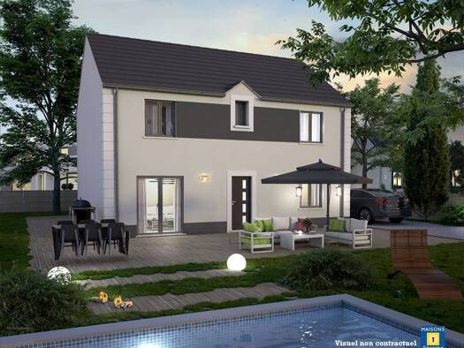 Terrain avec maison neuve à vendre 389 000 € 6 pièces 3 chambres 117 m² 469 m² de terrain Eglise Bessancourt 95550