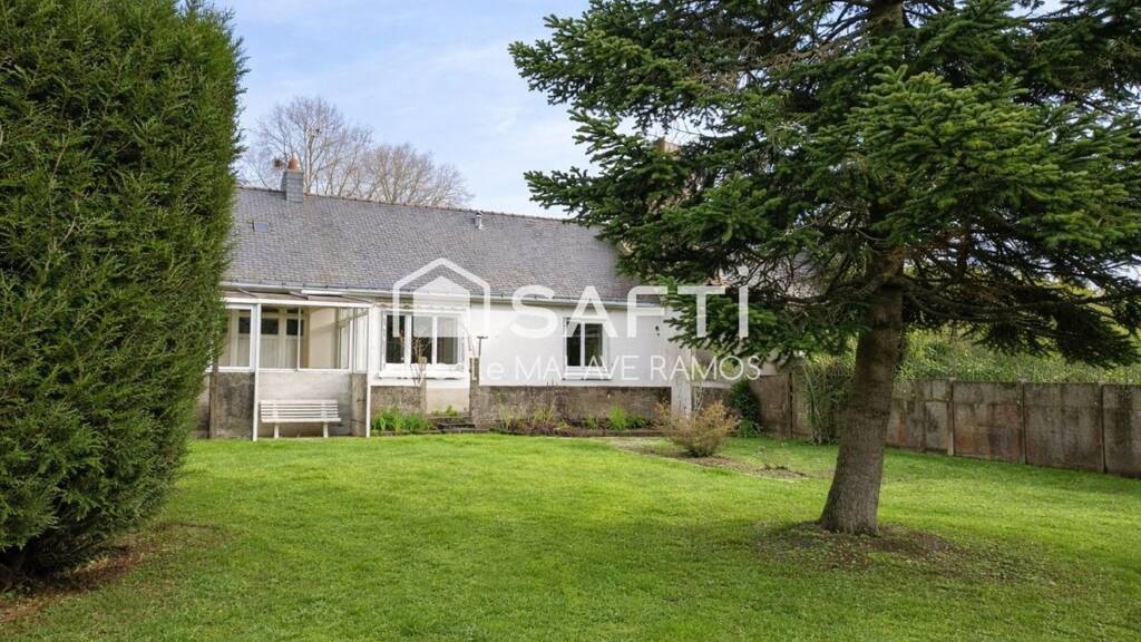 Maison de plain-pied à vendre 289 000 € 3 pièces 2 chambres 58 m² 540 m² de terrain Nord-Beauséjour Saint-Herblain 44800