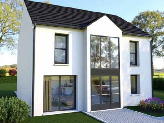 Terrain avec maison neuve à vendre 448 647 € 1 pièce 1 chambre 116 m² 672 m² de terrain Mareuil-Lès-Meaux 77100