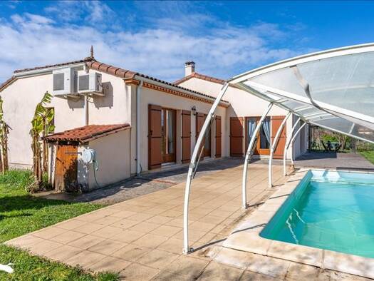 Maison de plain-pied à vendre 265 000 € 5 pièces 4 chambres 158 m² 1 600 m² de terrain Lafitte sur Lot 47320