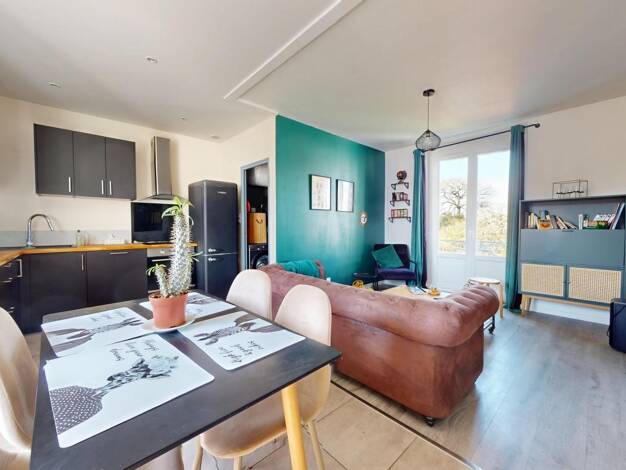 Duplex à vendre 149 000 € 3 pièces 2 chambres 47 m² Étage 1/3 Douet Saint-Sébastien-sur-Loire 44230