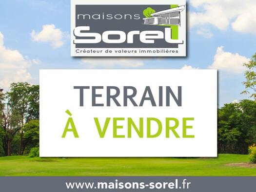 Terrain constructible viabilisé à vendre 299 000 € 500 m² de terrain Charpieu Decines-Charpieu 69150