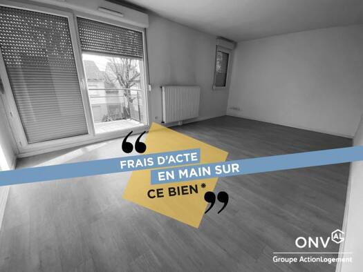 Appartement à vendre 76 800 € 3 pièces 2 chambres 67 m² RDC Batteries du Parc Montbéliard 25200