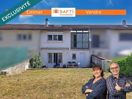 Maison à vendre 218 000 € 5 pièces 4 chambres 92 m² 190 m² de terrain Centre Village Saint-Quentin-Fallavier 38070