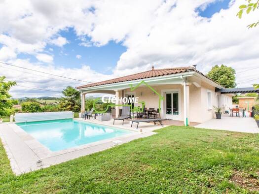 Maison de plain-pied à vendre 530 000 € 5 pièces 4 chambres 136 m² 906 m² de terrain Chessy 69380