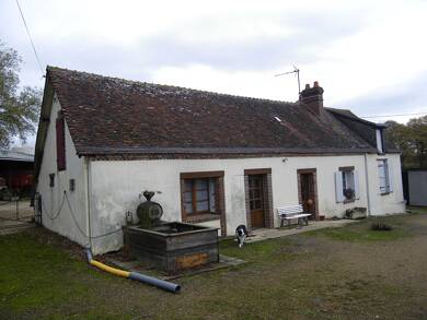 Maison de plain-pied à louer 630 € 3 pièces 2 chambres 110 m² 2 000 m² de terrain Dampierre sous Brou 28160
