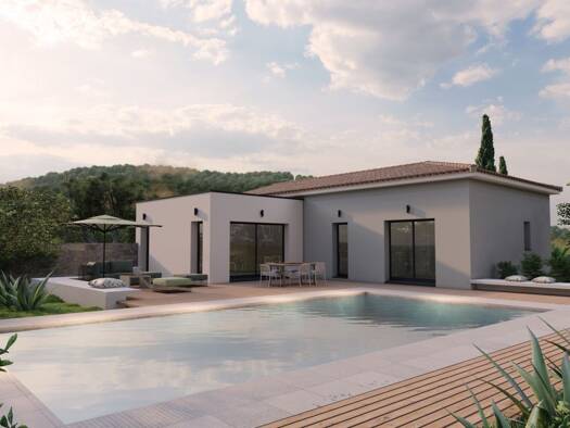 Terrain avec maison neuve à vendre 366 000 € 4 pièces 3 chambres 110 m² 722 m² de terrain Calvisson 30420