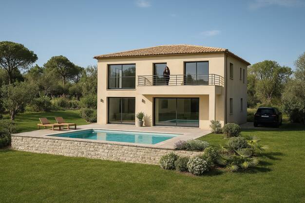 Terrain avec maison neuve à vendre 649 000 € Saint Jacques Sud Grasse 06130