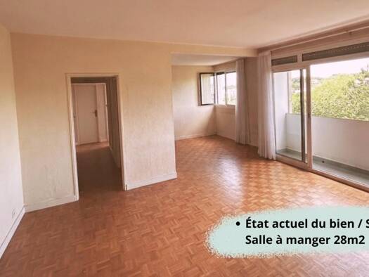 Appartement à vendre 335 000 € 4 pièces 3 chambres 72,3 m² Étage 6/10 La Fontaine-Parc des Sceaux-Croix de Berny-Centre Ville Antony 92160