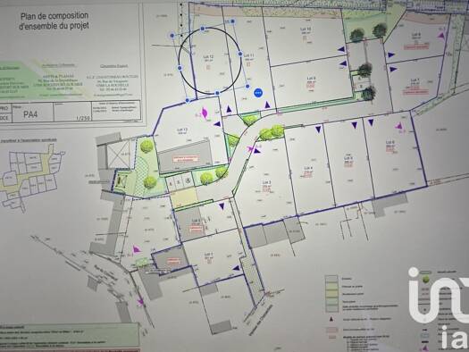 Terrain constructible viabilisé à vendre 92 500 € 351 m² de terrain Vérines 17540
