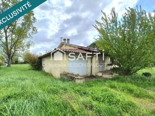 Maison de plain-pied à vendre 159 000 € 4 pièces 3 chambres 81 m² 2 720 m² de terrain Nègrepelisse 82800