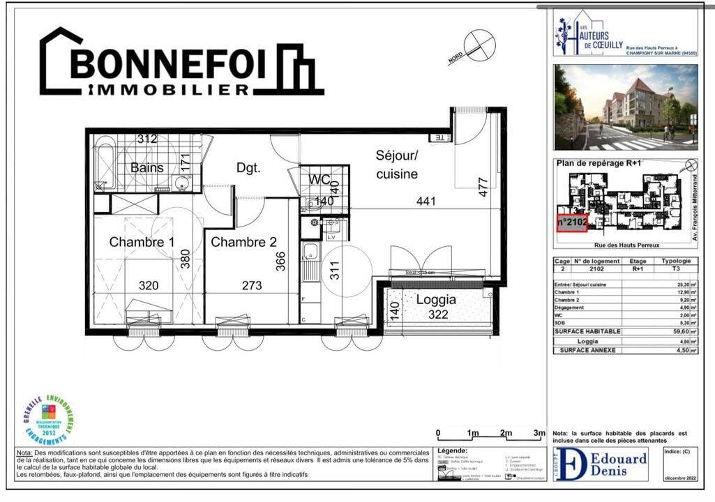 Maison à louer, 59m², CHAMPIGNY SUR MARNE
