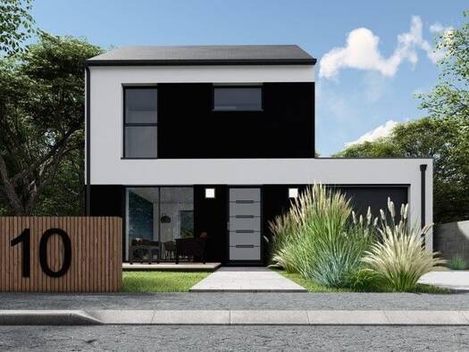 Terrain avec maison neuve à vendre 240 687 € 4 pièces 3 chambres 76 m² 309 m² de terrain Lambézellec Brest 29200