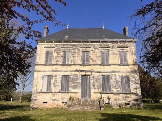 Château à vendre 583 000 € 7 pièces 5 chambres 316 m² 5 255 m² de terrain Couquèques 33340