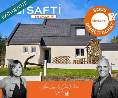 Maison à vendre 230 000 € 6 pièces 4 chambres 98 m² 459 m² de terrain Kerdrain-Kerudo Auray 56400