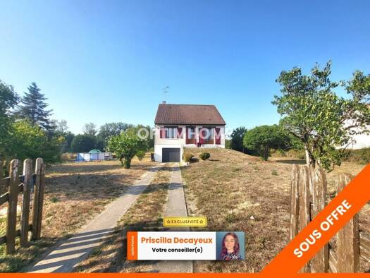 Maison à vendre 126 800 € 4 pièces 4 chambres 88 m² 1 579 m² de terrain La Guerche-sur-l'Aubois 18150