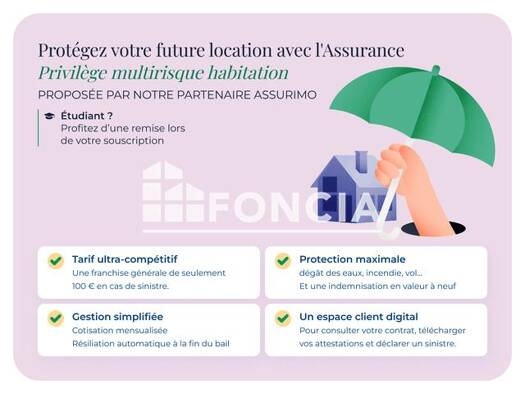 Appartement à louer 499 € 2 pièces 1 chambre 33,14 m² Étage 3/6 Courseulles-sur-Mer 14470