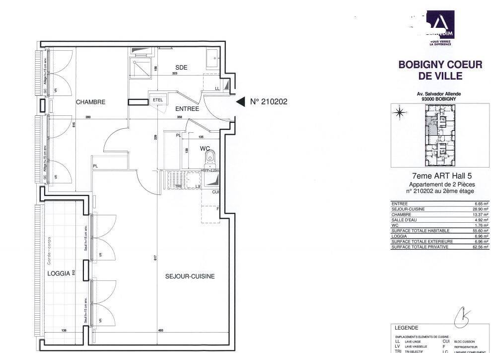 Maison à louer, 56m², BOBIGNY