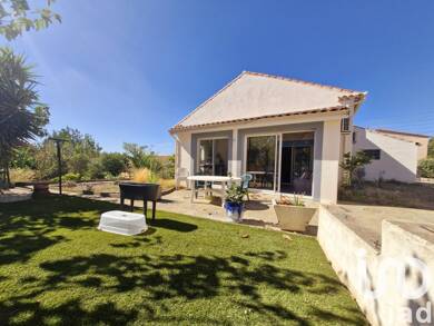 Maison de plain-pied à vendre 349 000 € 5 pièces 4 chambres 133 m² 953 m² de terrain Nissan-Lez-Enserune 34440