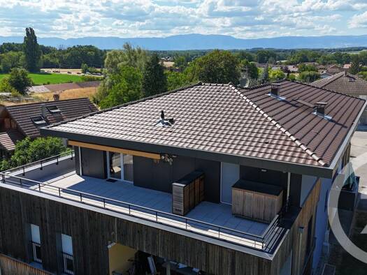 Appartement à vendre 450 000 € 3 pièces 2 chambres 89,06 m² 2ème étage Sciez 74140
