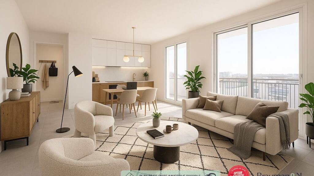 Achat Appartement 5 pièces 102 m² 676800 € Église-Sept Arpents Pantin ...