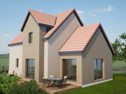 Terrain avec maison neuve à vendre 499 000 € 4 pièces 4 chambres 125 m² 530 m² de terrain Herbsheim 67230