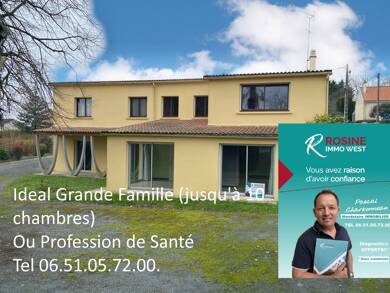 Maison à vendre 239 800 € 15 pièces 10 chambres 300 m² 1 700 m² de terrain La Châtaigneraie 85120