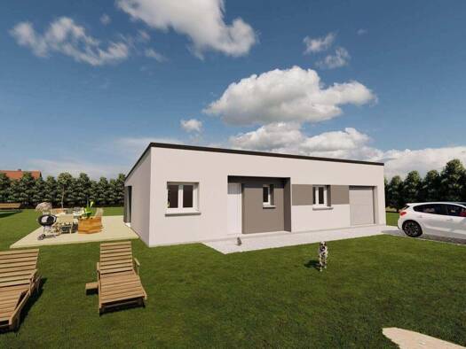 Terrain avec maison neuve à vendre 160 410 € 4 pièces 3 chambres 80 m² 1 348 m² de terrain La Bazoque 61100