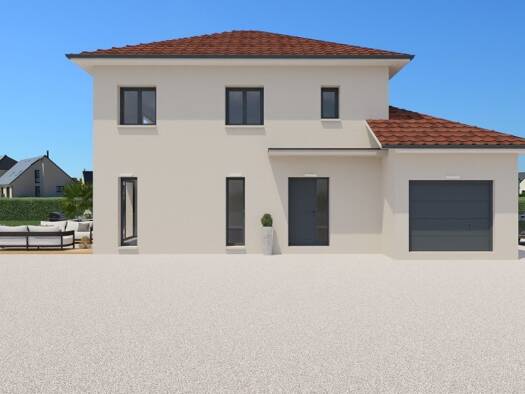 Terrain avec maison neuve à vendre 331 301 € 4 pièces 3 chambres 95 m² 682 m² de terrain Centre et Est Belley 01300