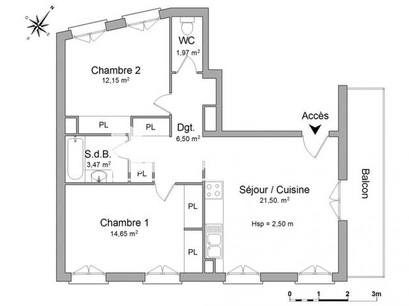 Maison à louer, 60m², NIMES