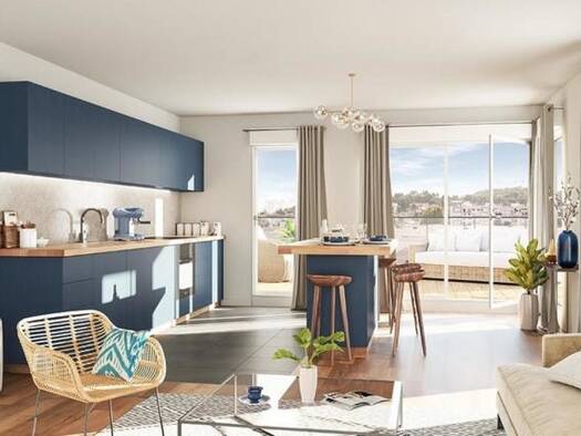 Appartement à vendre - neuf 583 701 € 5 pièces 4 chambres 105 m² 6ème étage A. Malraux Villeneuve-la-Garenne 92390