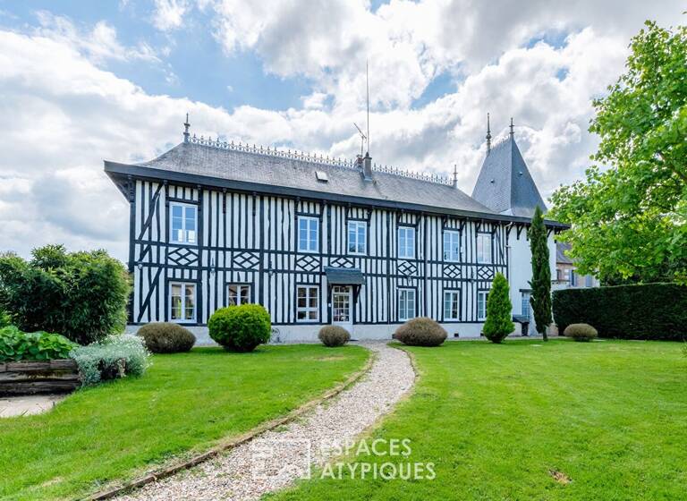Maison à vendre 399 500 € 6 pièces 4<br/>chambres 173 m²<br/>superficie 2 087 m²<br/>terrain La Haye du Theil 27370