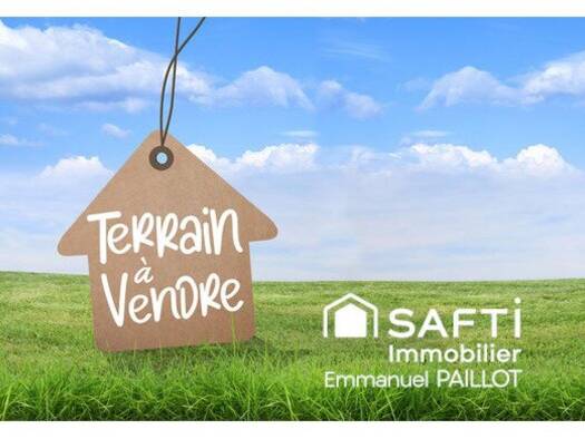 Terrain constructible viabilisé à vendre 99 000 € 1 037 m² de terrain Authume 39100